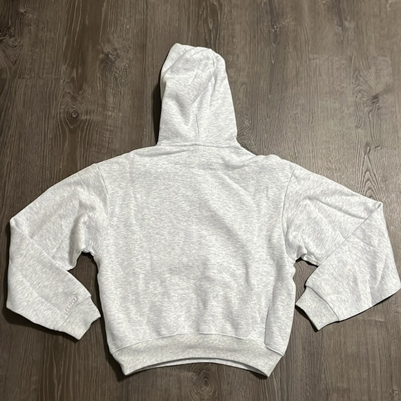 SKIMS Cotton Fleece Classic Hoodie Light Heather Size XS - Picture 5 of 5